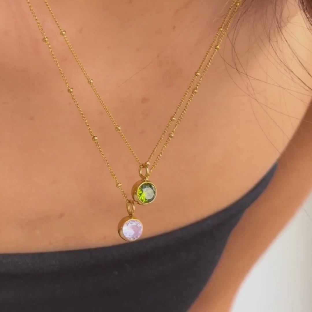 Collar Esencia Birthstone